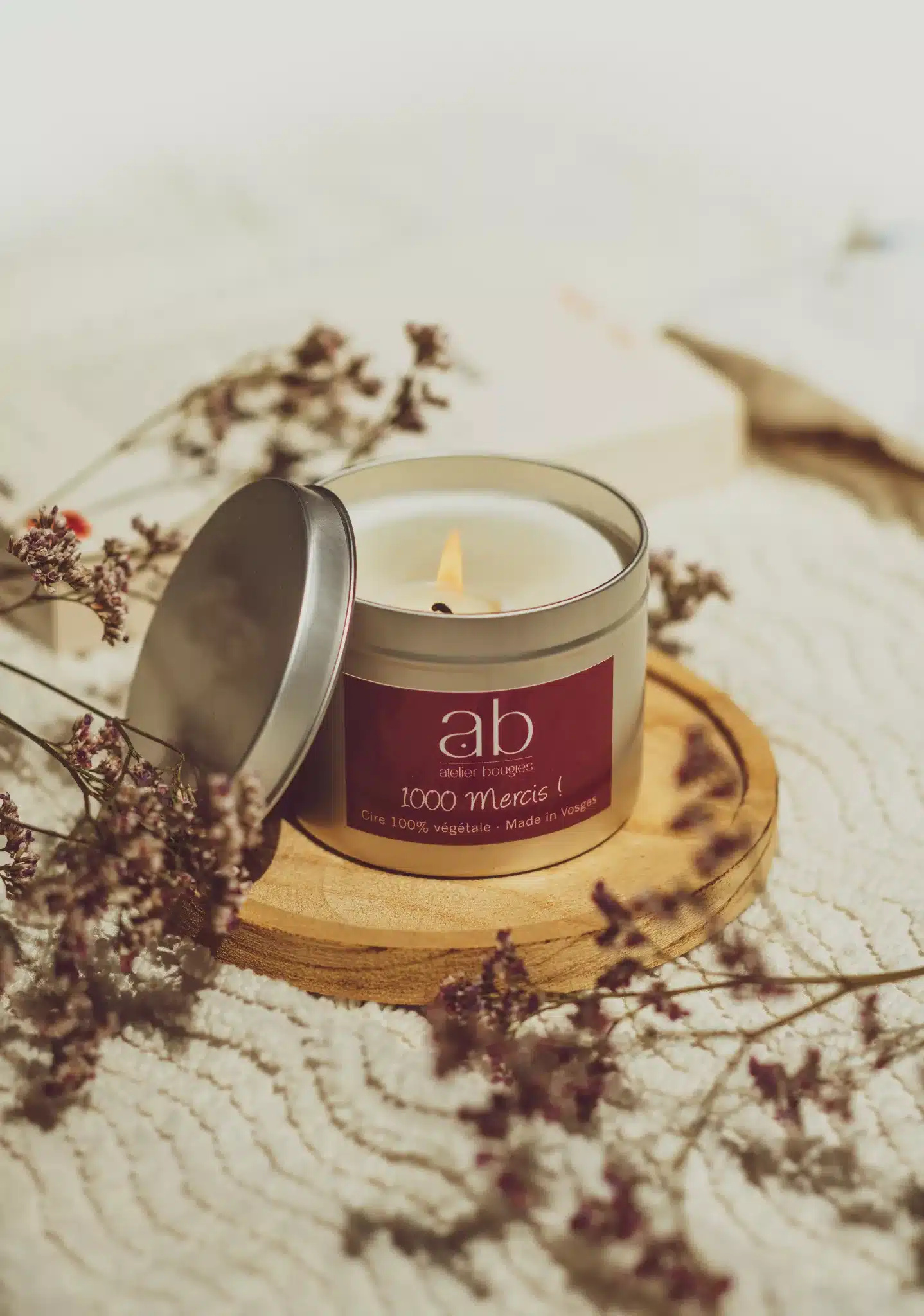 Bougie artisanale parfumée Mille Mercis – Image 2