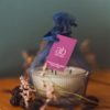 Bougie artisanale parfumée en cire végétale – contenant verre 3 mèches