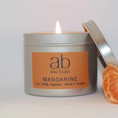 Bougie artisanale parfumée Mandarine