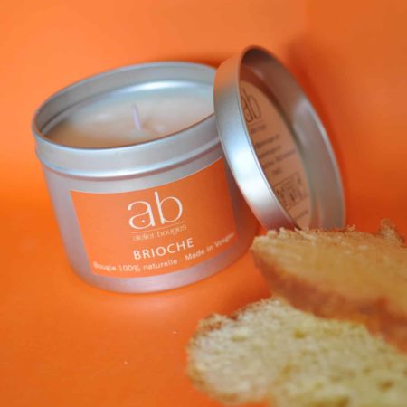 Bougie artisanale parfumée Brioche
