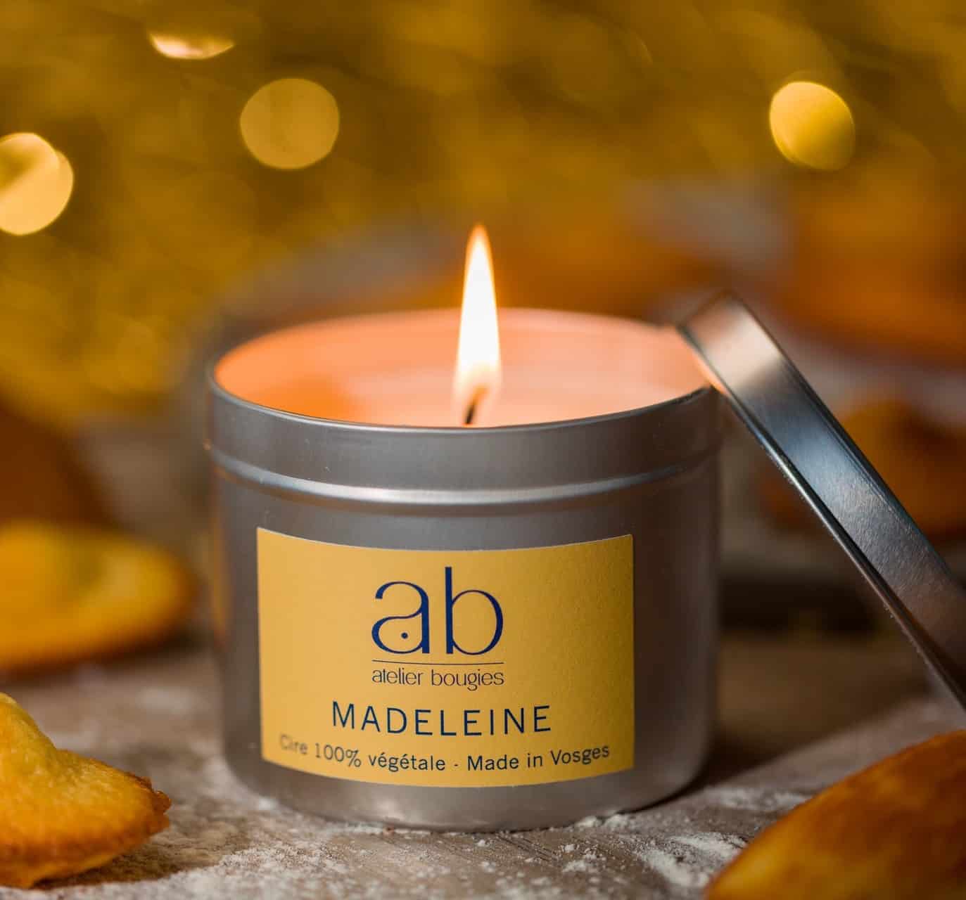 Bougie parfumée madeleine